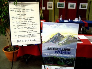 Accueil du Salon du Livre Pyrénéen le vendredi 7 octobre 2011